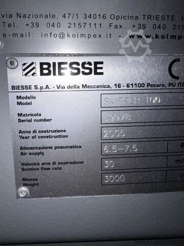 Genomgående bearbetningscenter BIESSE Skipper 100