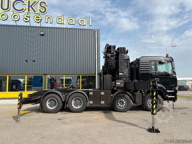 Standaard trekker MAN TGA 41.430 + HIAB 800 E-6 JIB 170 X-5 +JIB + WI...