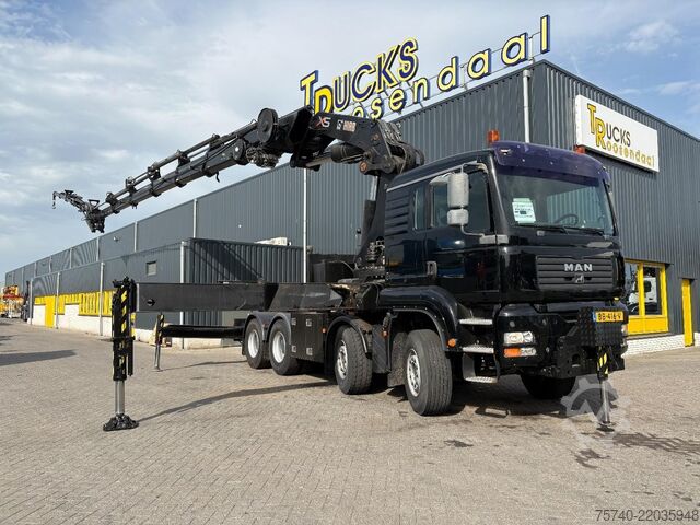 Standaard trekker MAN TGA 41.430 + HIAB 800 E-6 JIB 170 X-5 +JIB + WI...