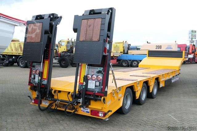 Naczepa niskopodwoziowa  GVN 3GVN, Gelenkt, Hydr. Rampen, Luft-Lift