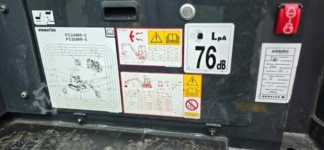 Mini excavator Komatsu PC 24 MR-5 (487 hrs) Minibagger