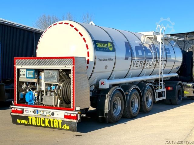 Ημιρυμουλκούμενο βυτιοφόρο KÄSSBOHRER AD-BLUE 28 cbm,Bartec Messanlage,Vogelsang Pumpe