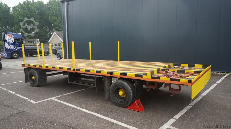 Platform aanhanger  2 AXLE FLATBED FARM TRAILER