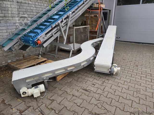 Różnorodne taśmy transportujące Edelstahl Förderband - Zuführband VA-380x5400