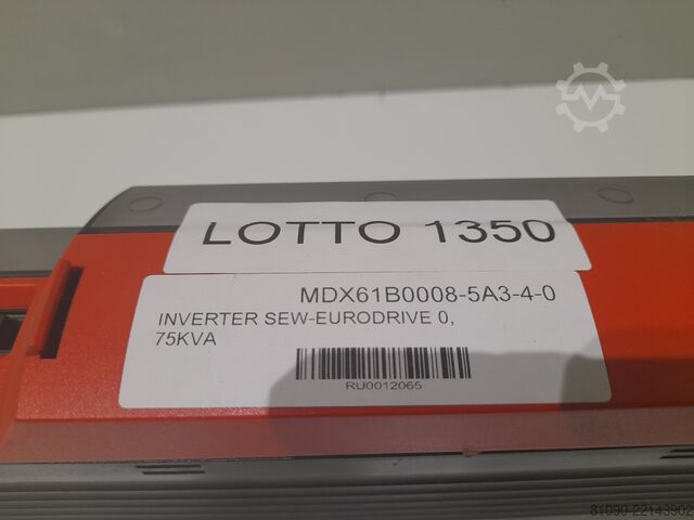 INVERTER MOVITRAC 0,75KVA/1HP SEW-EURODRIVE SEW-EURODRIVE MC07B0008-5A3-4-00