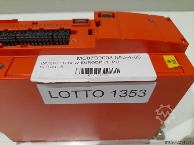 INVERTER MOVITRAC 0,75KVA/1HP SEW-EURODRIVE SEW-EURODRIVE MC07B0008-5A3-4-00