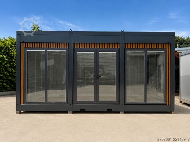 Bungalow de Chantier |Cabane de Chantier Bürocontainer / Wohncontainer NORDSTARK Decke/Wand/Boden: 20 cm PUR