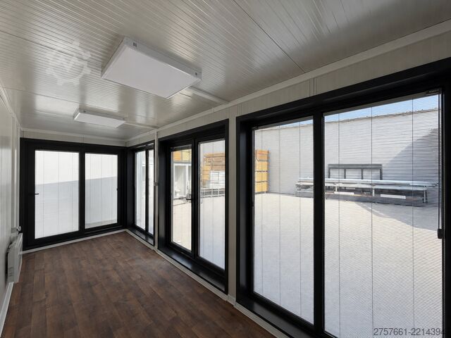 Bungalow de Chantier |Cabane de Chantier Bürocontainer / Wohncontainer NORDSTARK Decke/Wand/Boden: 20 cm PUR