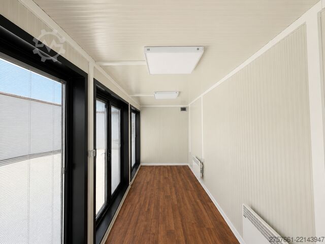 Bungalow de Chantier |Cabane de Chantier Bürocontainer / Wohncontainer NORDSTARK Decke/Wand/Boden: 20 cm PUR