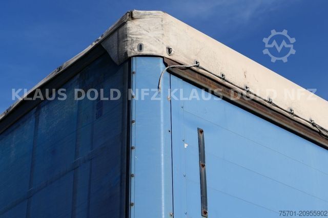 Open semitrailer with tarp KÖGEL S 24 Pritsche Plane Edscha SAF-Achsen