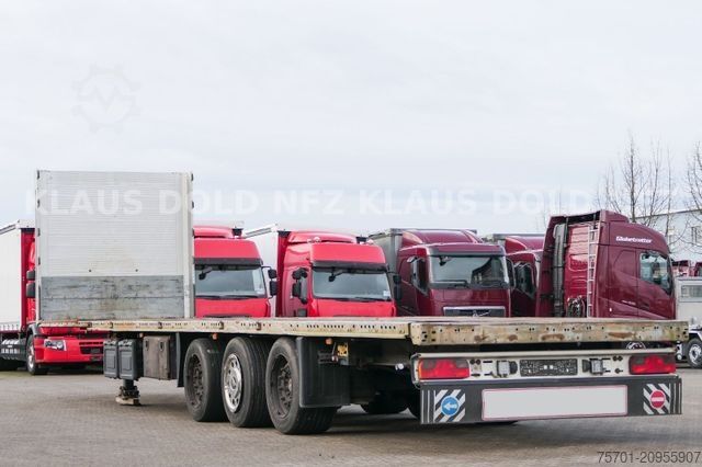 Working platform semitrailer SCHMITZ CARGOBULL S01 Platto Liftachse SAF-Achsen