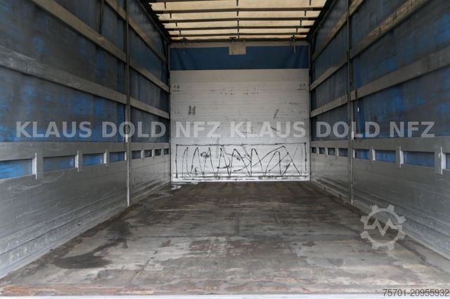 Flatbed truck with tarp IVECO 120E25 Eurocargo Pritsche Plane Bordwände LBW E5