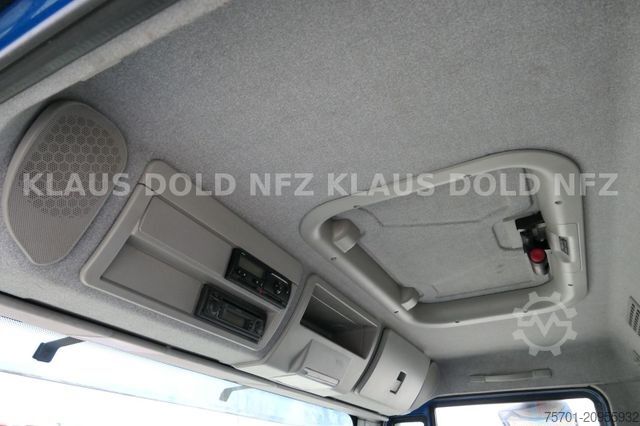 Flatbed truck with tarp IVECO 120E25 Eurocargo Pritsche Plane Bordwände LBW E5