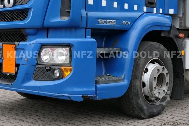 Flatbed truck with tarp IVECO 120E25 Eurocargo Pritsche Plane Bordwände LBW E5