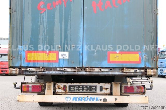 Open semitrailer with tarp KRONE SD Pritsche Plane Scheibenbremsen