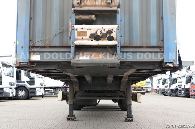 Open semitrailer with tarp KRONE SD Pritsche Plane Scheibenbremsen