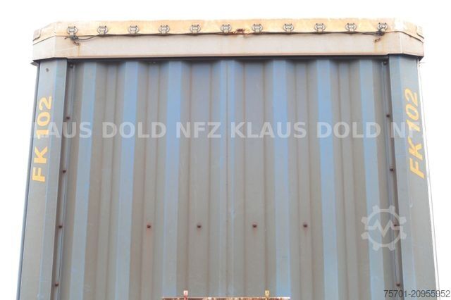 Open semitrailer with tarp KRONE SD Pritsche Plane Scheibenbremsen