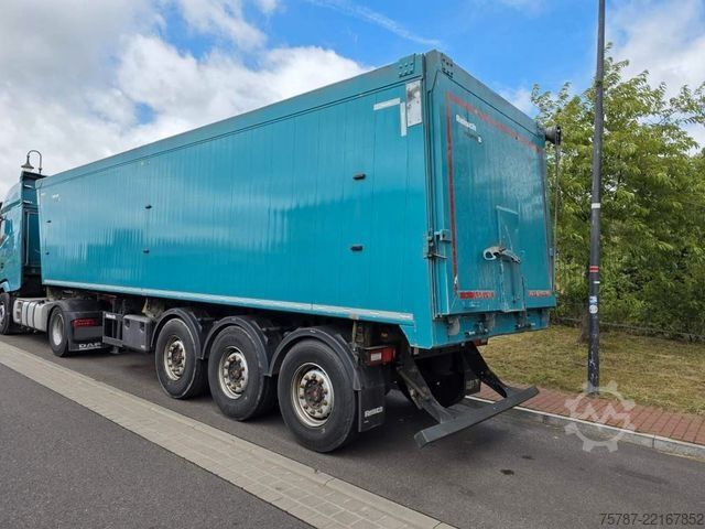 Ημιρυμουλκούμενο ανατρεπόμενο REISCH 49 cbm Getreidekipper, SAF Scheibe, Lift