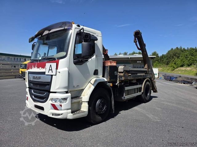 Φορτηγό ανατρεπόμενο DAF LF 320 Absetzer, telesk. Arme + Prtazen