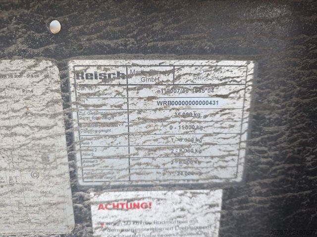 Ημιρυμουλκούμενο ανατρεπόμενο REISCH 49 cbm Getreidekipper, SAF Trommel, Lift