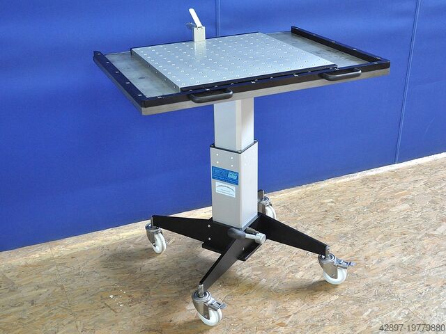 Assembly table for coordinate measuring machine Witte Hubwagen + Eurofix Luftlagerplatte