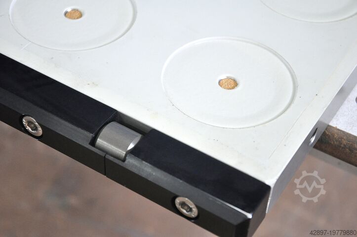 Assembly table for coordinate measuring machine Witte Hubwagen + Eurofix Luftlagerplatte