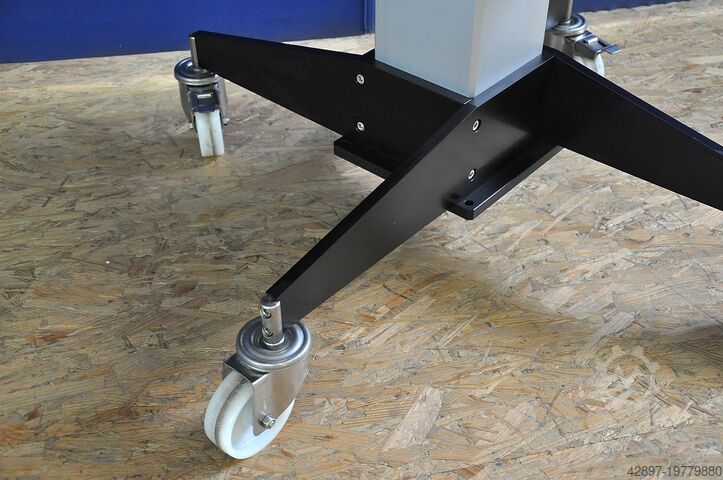 Assembly table for coordinate measuring machine Witte Hubwagen + Eurofix Luftlagerplatte