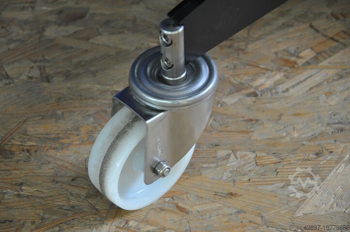 Assembly table for coordinate measuring machine Witte Hubwagen + Eurofix Luftlagerplatte