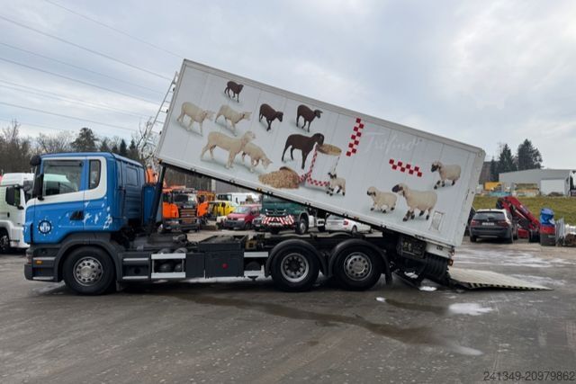 Camion per usi speciali SCANIA R420 6x2 Kippkasten Gebläse & Schleuse