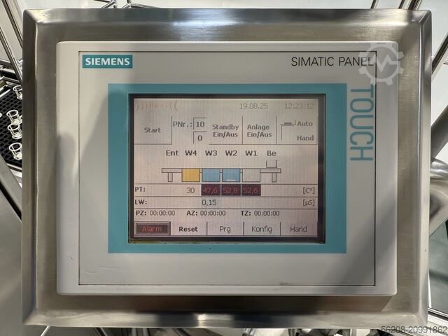 Sistema de limpieza por ultrasonidos de 4 cámaras KKS CL4-40-1111