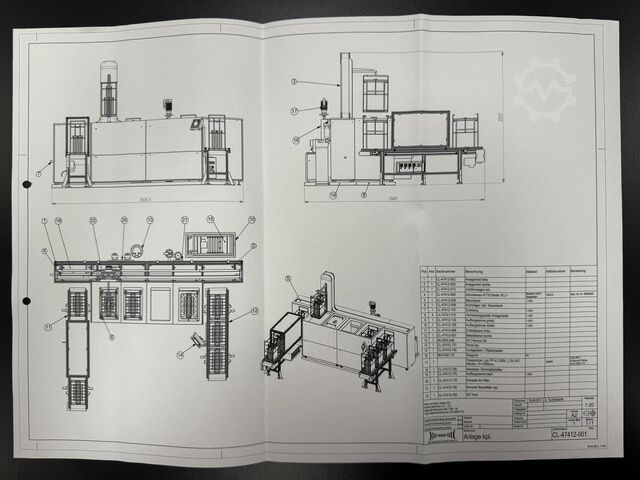 Sistema de limpieza por ultrasonidos de 4 cámaras KKS CL4-40-1111