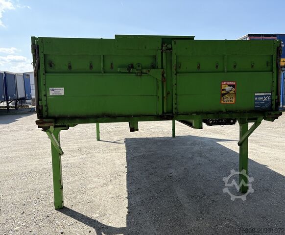 Intercambiable con plataforma abiertaCambiador de plataforma con plataforma Krone Baustoff 7,45 Multilockrahmen Türen