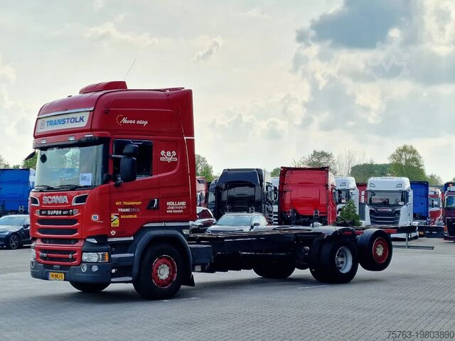Chassis met cabine Scania R730 Topline 6x2*4 - Retarder - King of the Roa...