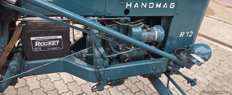 Tractor Hanomag R12 Doppelsitzbank