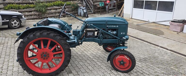 Tractor Hanomag R12 Doppelsitzbank