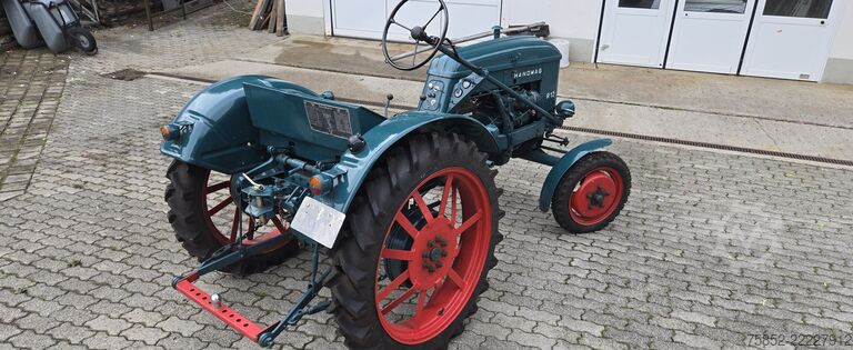 Tractor Hanomag R12 Doppelsitzbank