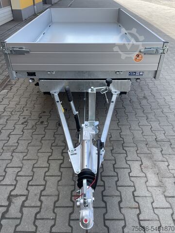 Dreiseitenkipper Anhänger Saris K3 306 170 3500 3-Seiten Kipper E-Pumpe