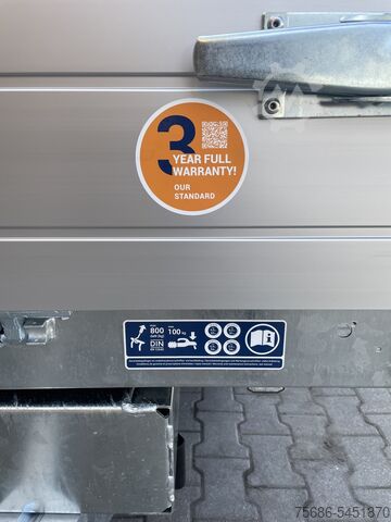 Dreiseitenkipper Anhänger Saris K3 306 170 3500 3-Seiten Kipper E-Pumpe