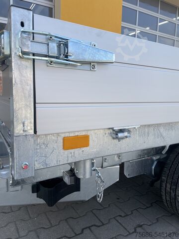 Dreiseitenkipper Anhänger Saris K3 306 170 3500 3-Seiten Kipper E-Pumpe