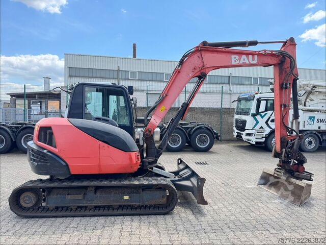 Mini-pelle KUBOTA KX080-4    Rototilt RS30  + Sortier/Greifmodul