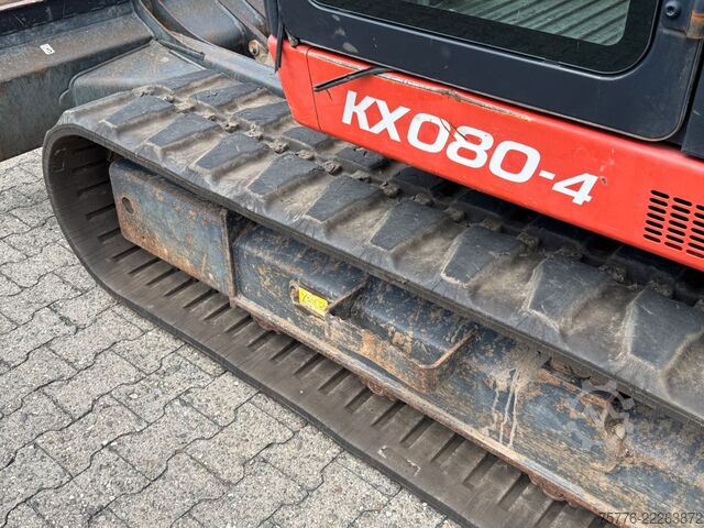 Mini-pelle KUBOTA KX080-4    Rototilt RS30  + Sortier/Greifmodul