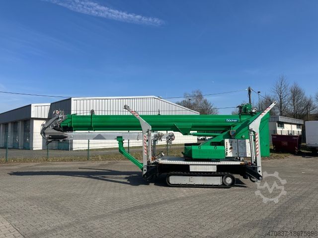 Kamyon üzerine monteli vinç MERCEDES-BENZ Böcker RK 36-2400 / Raupenkran / Dachdecker /