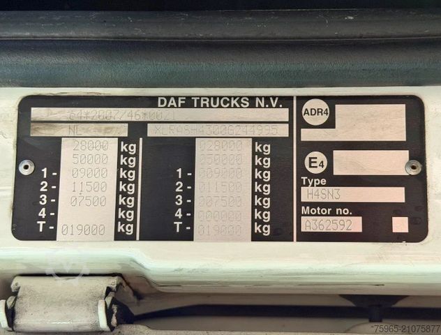 Koelwagen DAF XF 480 SSC FAR 812x250x275 CM INSIDE DHOLLANDIA