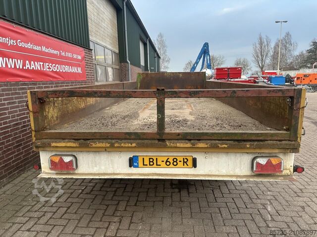 Bakkenwagen voor achter kraan / shovel tractor trailer  Bakkenwagen voor achter kraan / shovel