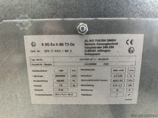 Paint mist extractor AL-KO THERM Colour Jet 2 / 105
