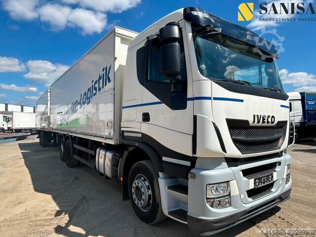 Camião de bebidas Iveco Stralis AS260S42/2x LBW/Schwenkwand/Zug