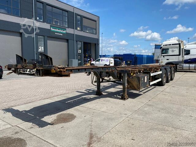 Container transport Krone SD Chassis / ADR / 2x Extendable / MB + Disc / ...