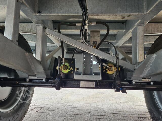 Platte bak Balenwagen verzinkt