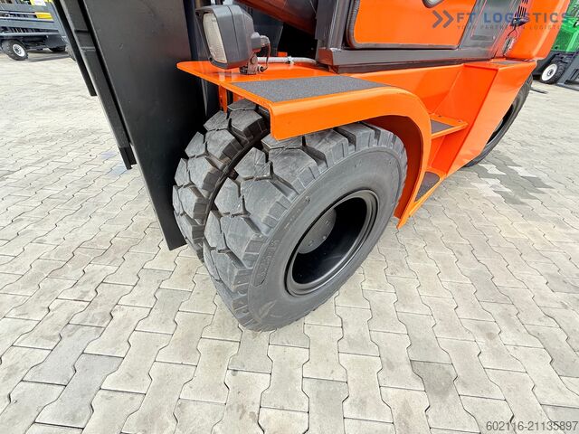 4-wheel forklift DOOSAN 70 / DUPLEX / FORK 2500MM / POSITIONER
