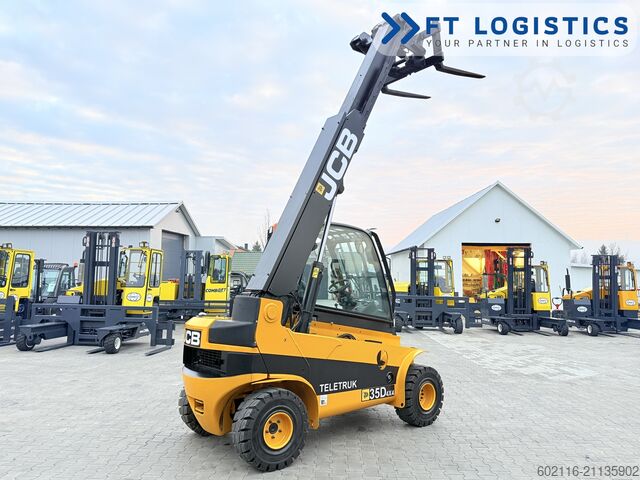 Telescopic loader JCB TLT 35D 4X4 CABIN POSITIONER NEW TIRES